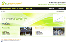 Tablet Screenshot of ecoconsultants.com